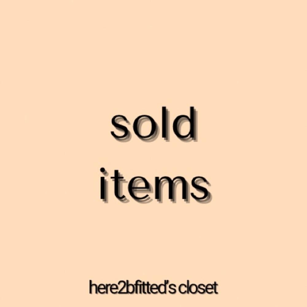 Sold items beyond this point!